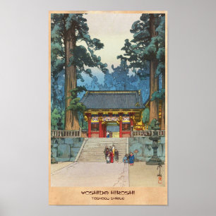 Konst för Toshogu relikskrinHiroshi Yoshida japan Poster