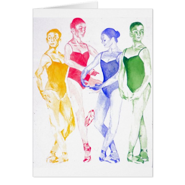 konst för välgörenhetkort hälsningskort (Framsidan)