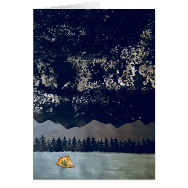 konst för välgörenhetkort hälsningskort (Framsidan)