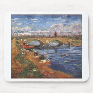 Konst för vintage för Van Gogh Impressionistmålare Musmatta