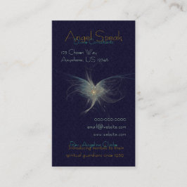 Konst för vinterängelFractal Visitkort