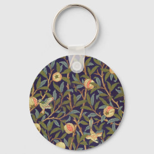 Konst för William Morris fågel- och Nyckelring