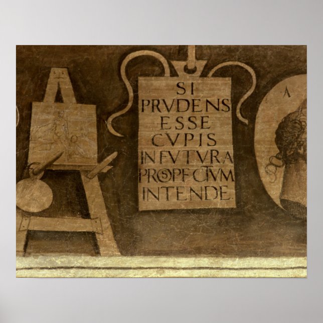 Konst, från "Liberal Arts"-cykeln (fresco) Poster (Framsidan)