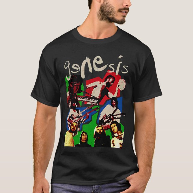 Konst Gåva Idé Genesis Band T Shirt (Framsida)
