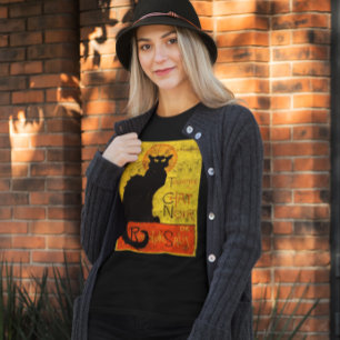 Konst Halloween för chatta för katt för T Shirt