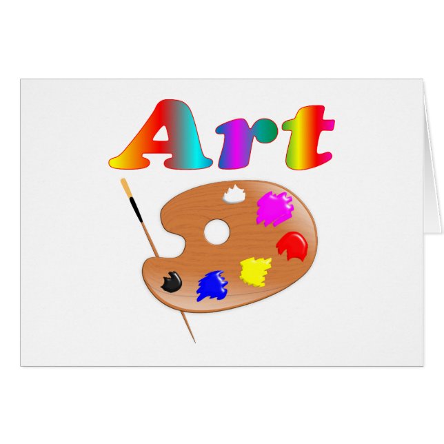 Konst Hälsningskort (Framsidan Horizontal)