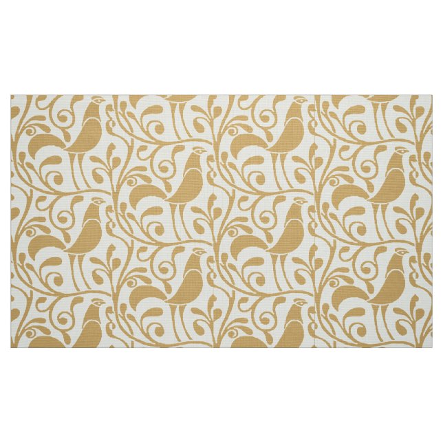 Konst & Hantverk Stil Tuppar i Lövverk Mönster Tyg (Fat Quarter)
