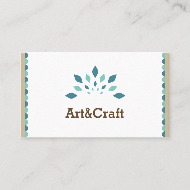 Konst & hantverk visitkort (Framsida)