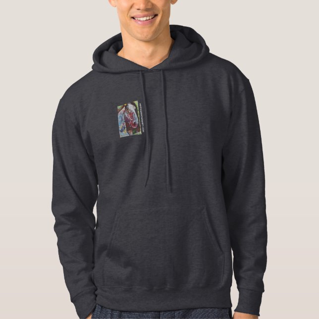 Konst Hoody för HippieGeeklantgård Sweatshirt (Framsida)