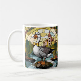 Konst i Glasmosaik, Silly Goose Stained Glass Kaffemugg