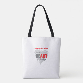 Konst i hjärtat av Tote Bag Tygkasse