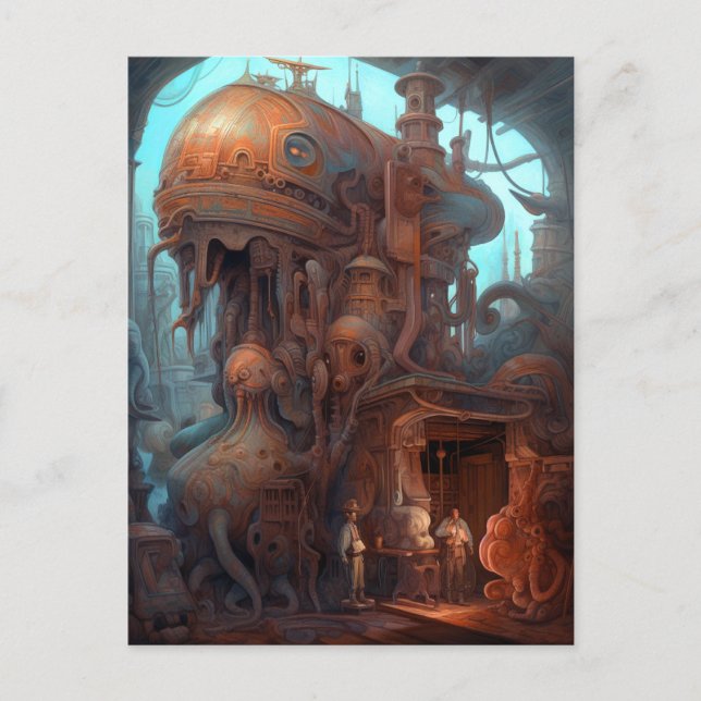 Konst i Maskin Vykort (Framsida)