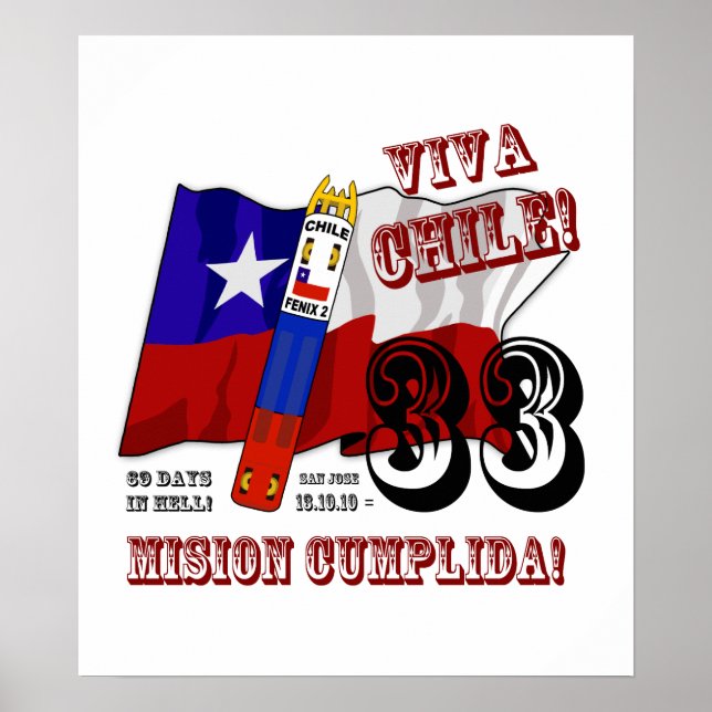 Konst i världen! - Viva Chile Mision Cumplida! Poster (Framsidan)
