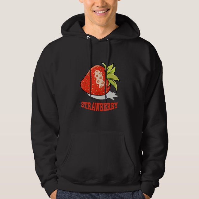 Konst Jordgubb Hoodie (Framsida)