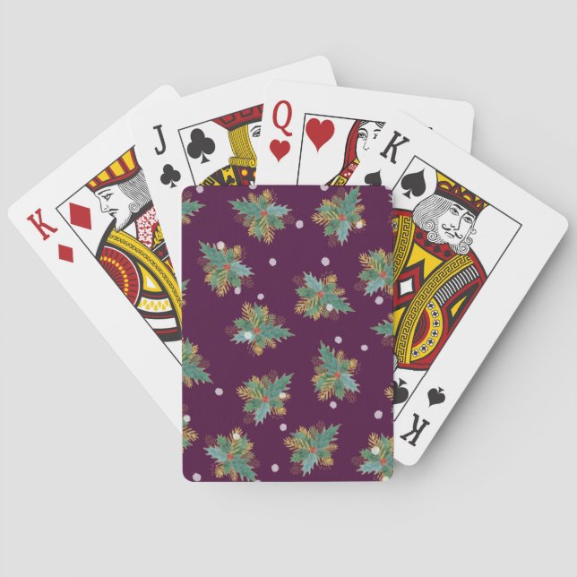 Konst julkort casinokort (Baksidan)