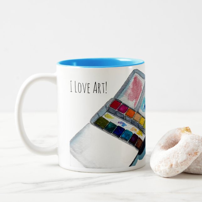 Konst Kaffe Mugg (Med munk)