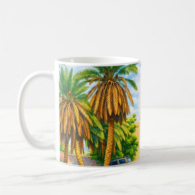 konst kaffemugg (Vänster)