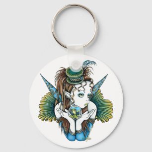 Konst Keychain för Couture "för Brooke" Nyckelring