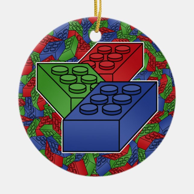 Konst - konstruktionskvarterför barn julgransprydnad keramik (Framsidan)