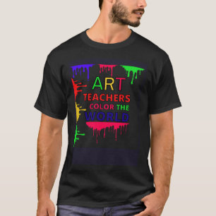 Konst Lärare Färg Världslärarna T Shirt