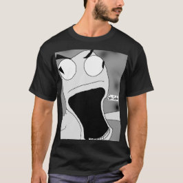 konst med grå docka utan motstycke t shirt