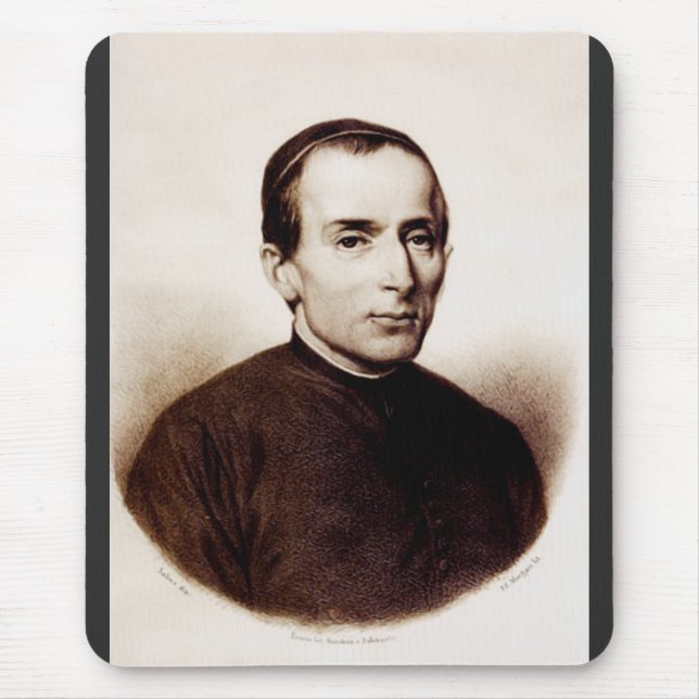 Konst med helige Giuseppe Cafassos heliga barmhärt Musmatta (Framsidan)