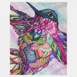 Konst Michele Zurine för tova för Fleecefilt