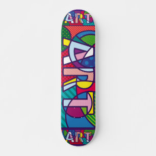 Konst Mini Skateboard Bräda 18,5 Cm
