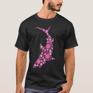 Konst Mönster Färgrik Haj September Internationell T Shirt