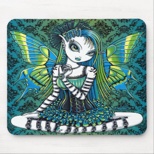 Konst Mousepad för älva "för Katy" grönttatuering Musmatta