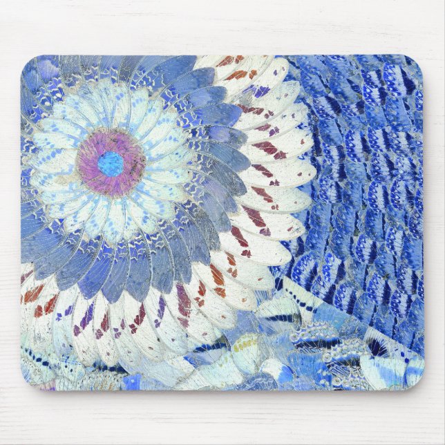 Konst Mousepad för blåttfjärilsvinge Musmatta (Framsidan)