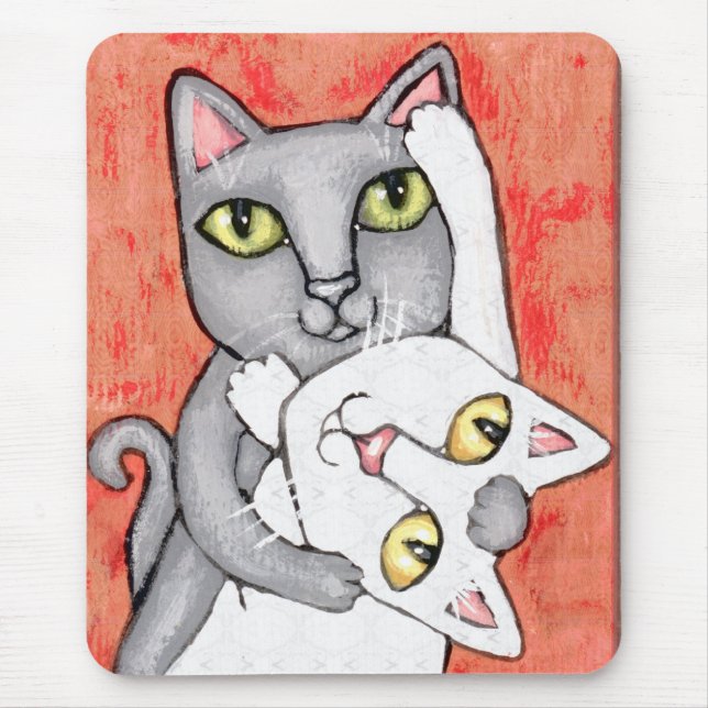 Konst Mousepad för kattTangodans Musmatta (Framsidan)