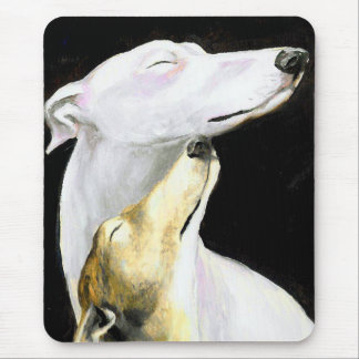 Konst Mousepad "för vinthundkärlek" hund Musmatta
