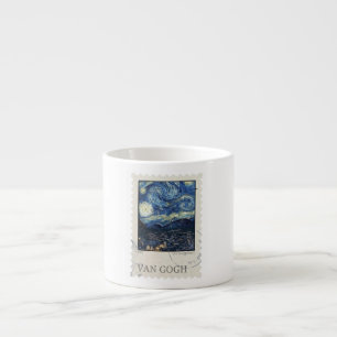 Konst Mugg Inspirerad av Stjärnnatten Espressomugg