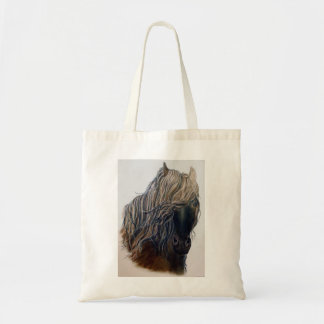 Konst Mustang Horse Budget Tote Bag Tygkasse
