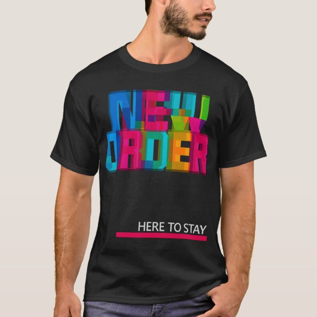 Konst - New Order T Shirt (Framsida)