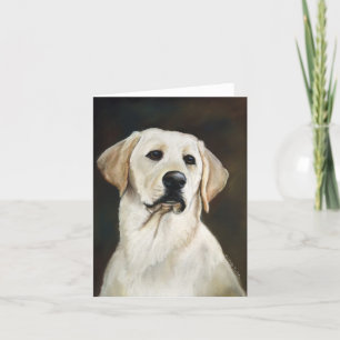 Konst Notecard för hund för Labrador Retriever Kort
