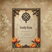 Konst och blommigt i varma toner.