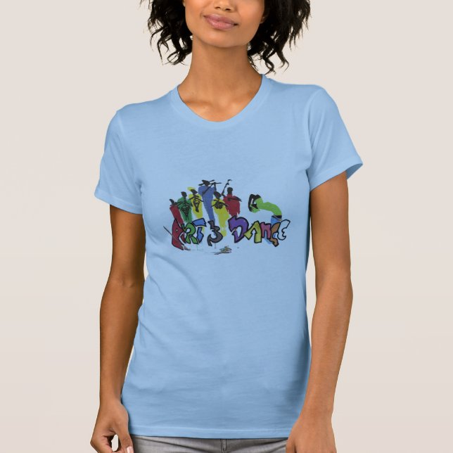 konst och dans skjorta t shirt (Framsida)