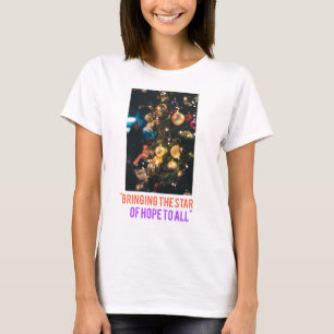 Konst och design för t-shirts för julprogram