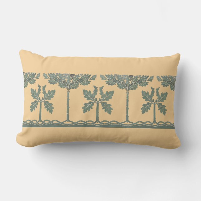 Konst och hantverk, hantverkare, Uppdrag Stil Oak  Lumbarkudde (Framsida)