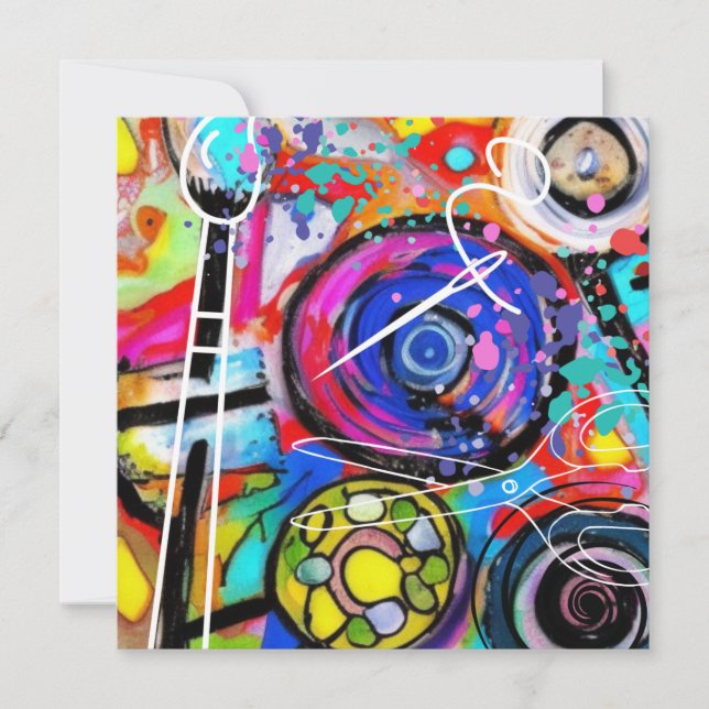 Konst och hantverk julkort (Framsida)