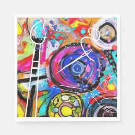 Konst och hantverk pappersservett