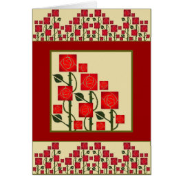 Konst och hantverk Ro Garden Hälsningskort