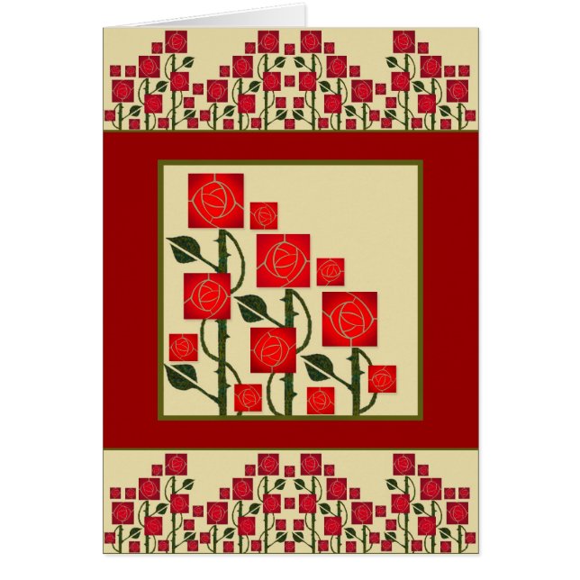 Konst och hantverk Ro Garden Hälsningskort (Framsidan)