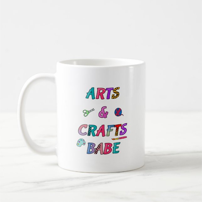 Konst och hantverksbarn Babe Kaffemugg (Vänster)