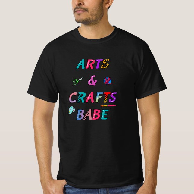 Konst och hantverksbarn Babe T Shirt (Framsida)