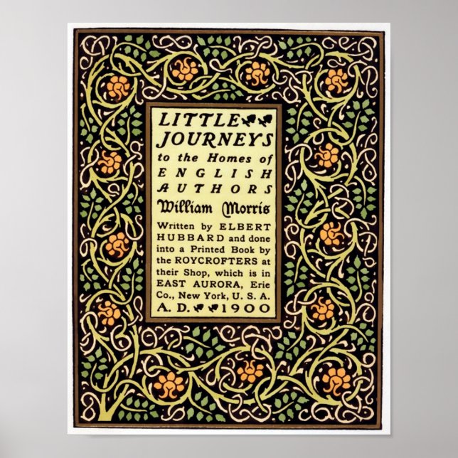 Konst- och hantverksrörelse 1900 bok poster (Framsidan)