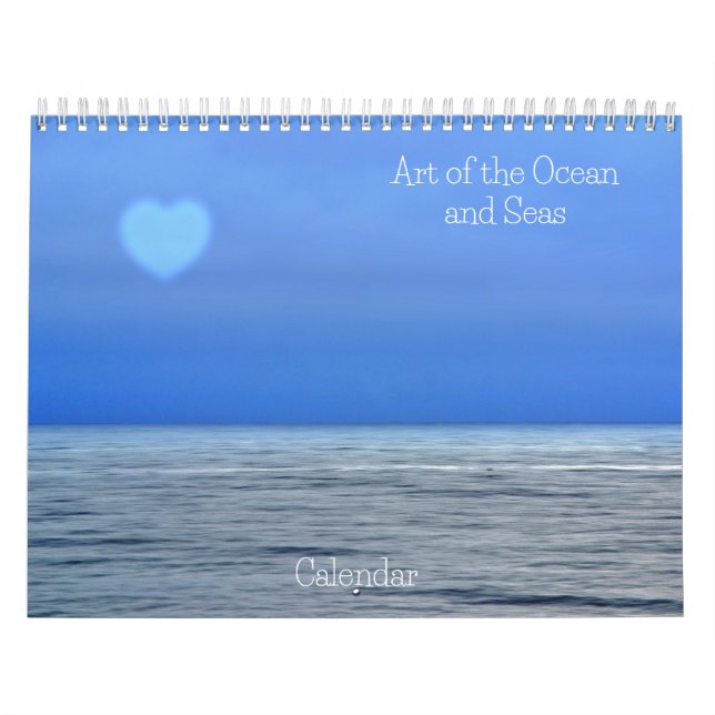 Konst- och havskalendern kalender (Omslag)