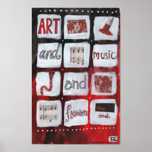 Konst och musik poster